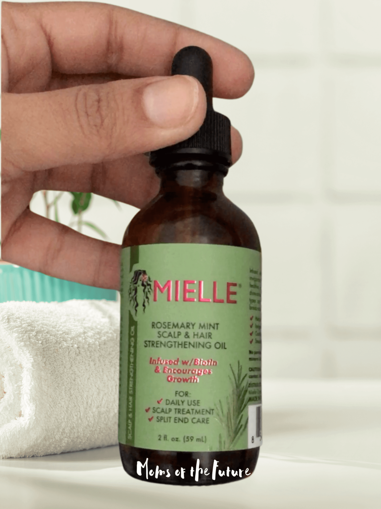 Mielle Organics Rosemary Mint Scalp & Hair Strengthening Oil for All Hair Types