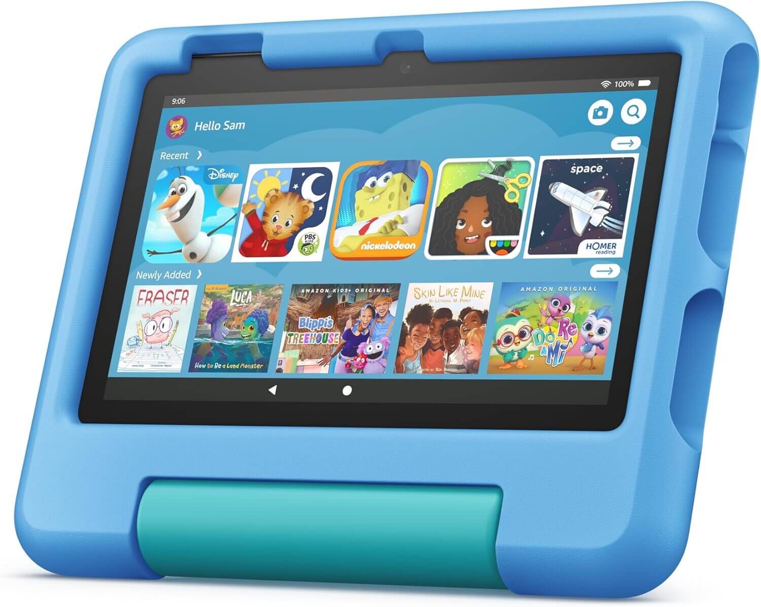 Amazon Kids Tablet. Perfect for young learners, this device combines fun and education with a user-friendly interface, robust parental controls, and a durable design.