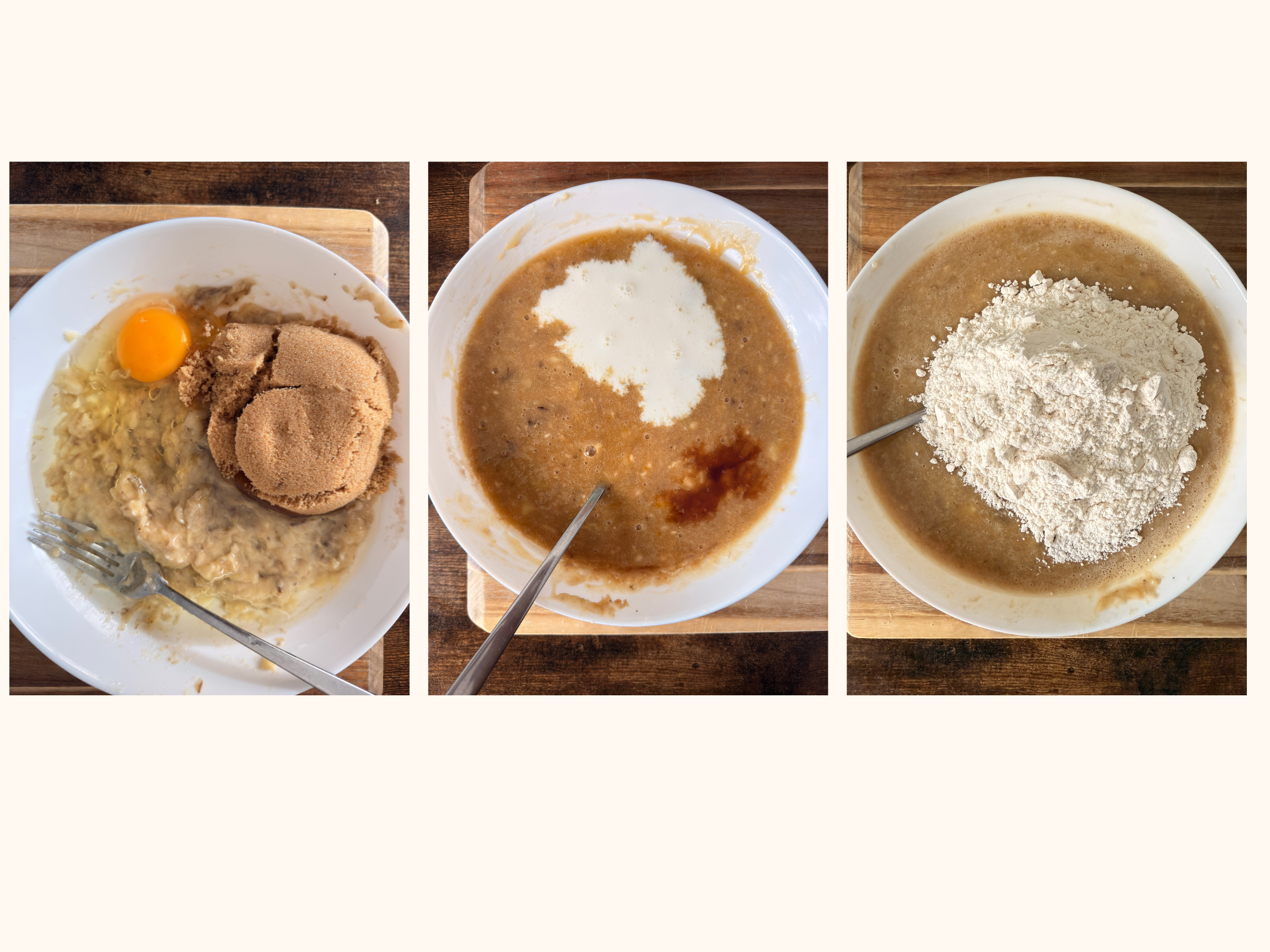 easy one bowl banana bread